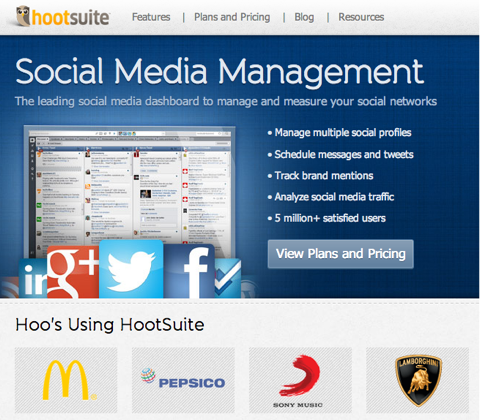 hootsuite instrumentpanel