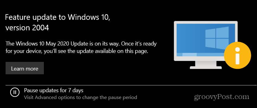 Windows 10 2004 på väg