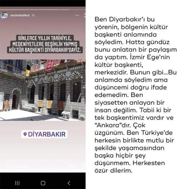 Det kom en reaktion! 'Diyarbakır' uttalande av Ersin Korkut ...