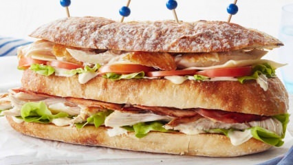 Hur tillverkas Club Sandwich? Club sandwich recept hemma