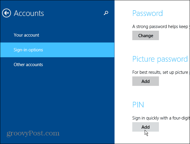 Windows-inloggningsalternativ