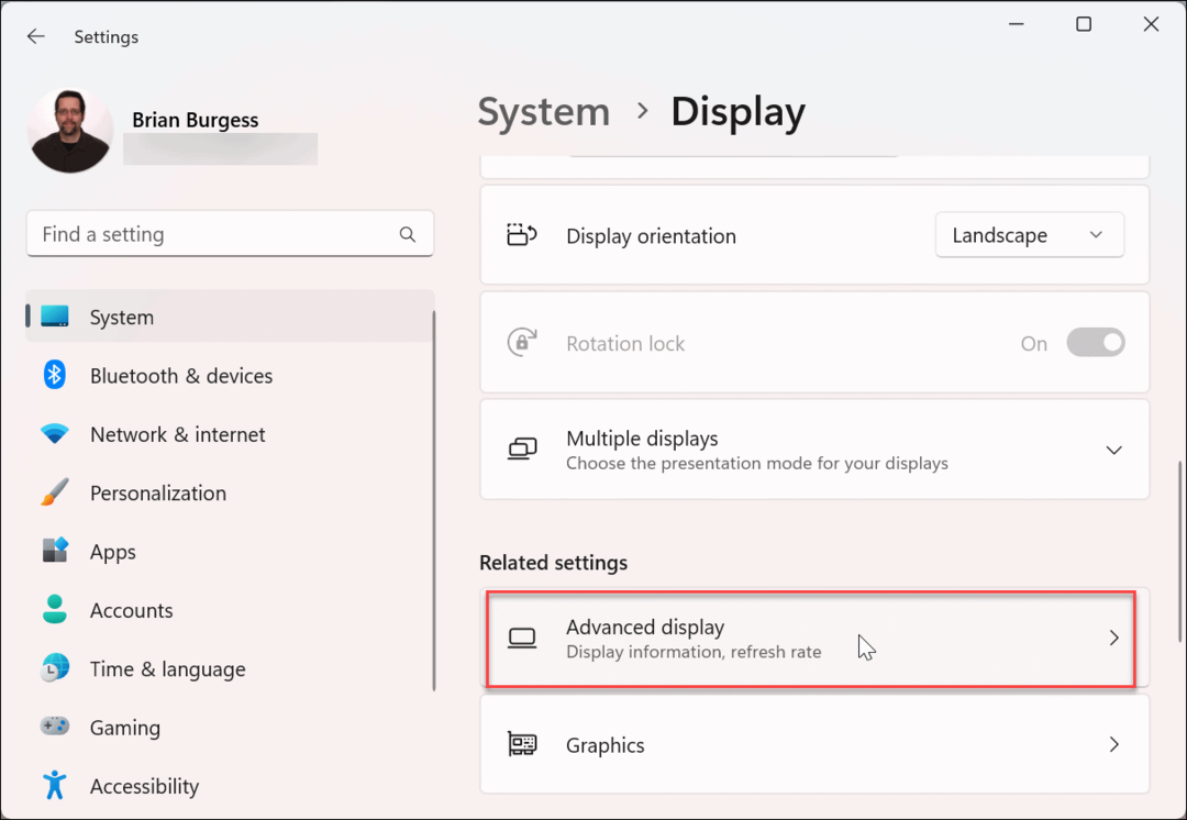 Ändra skärmupplösning på Windows 11