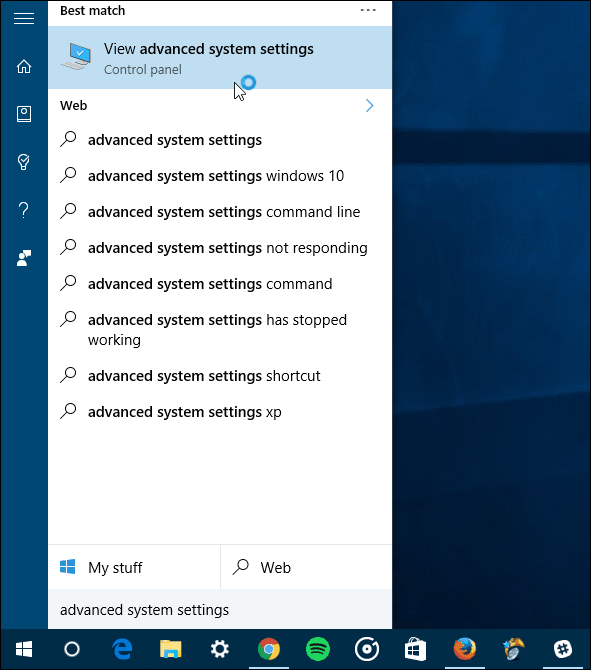 Inaktivera Windows 10 visuella effekter för att göra det mer lyhörd