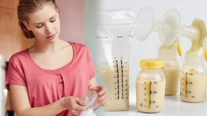 Hur lagras bröstmjölk intakt? Hur använder man mjölk? Vid uppvärmning av mjölk ...