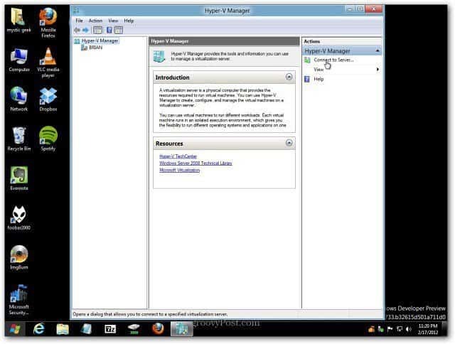 Windows 8: Aktivera Hyper-V för att skapa och hantera virtuella maskiner