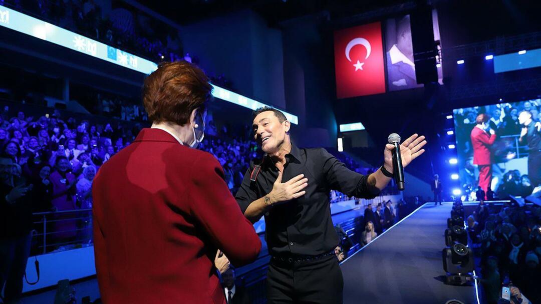 Meral Akşener och Mustafa Sandal