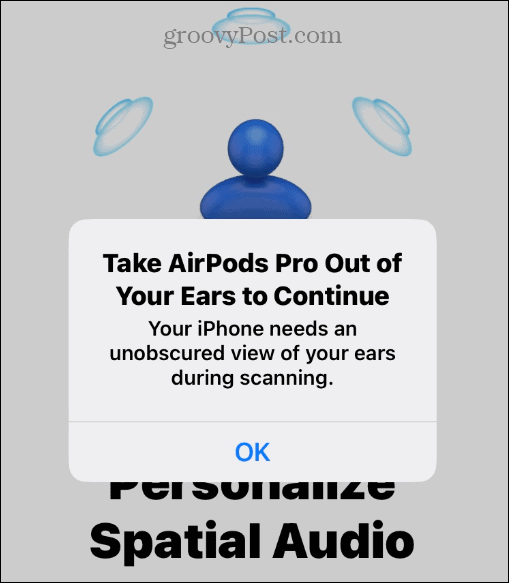 Använd Spatial Audio på Apple AirPods