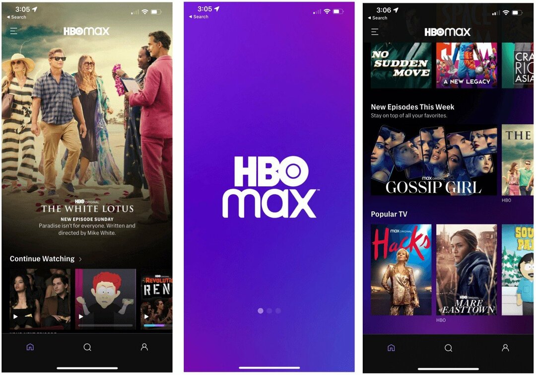 Bästa iPhone -appar HBO Max