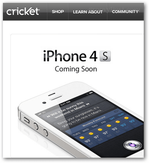 iphone 4s för cricket