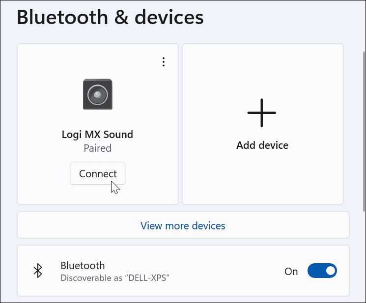 Anslut Bluetooth-enhet