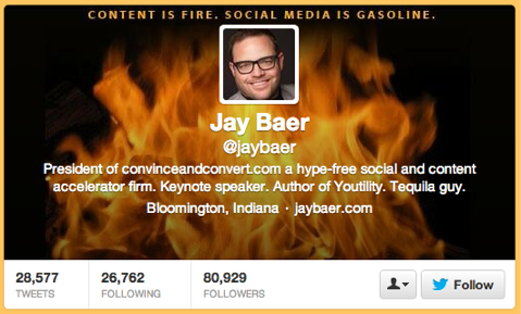 Jay Baer på Twitter