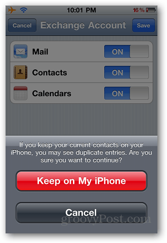 Överför kontakter iPhone 7