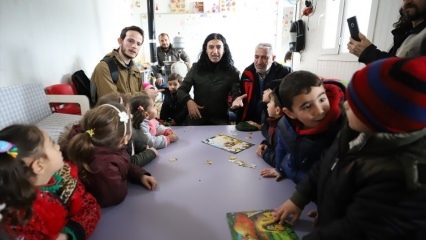 Murat Kekilli besökte flyktingläger i Syrien