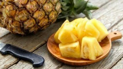 Frukt som tar bort ödem i kroppen: Ananas