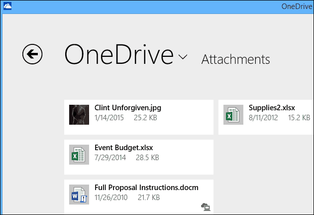 Möjlighet att spara Outlook.com-bilagor till OneDrive Official idag