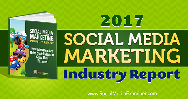 2017 Social Media Marketing Industry Report av Mike Stelzner om Social Media Examiner.