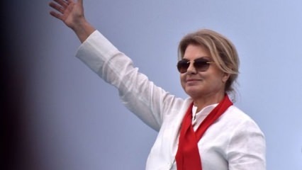 Figuren av före detta premiärminister Tansu Çiller visas på Madame Tussauds