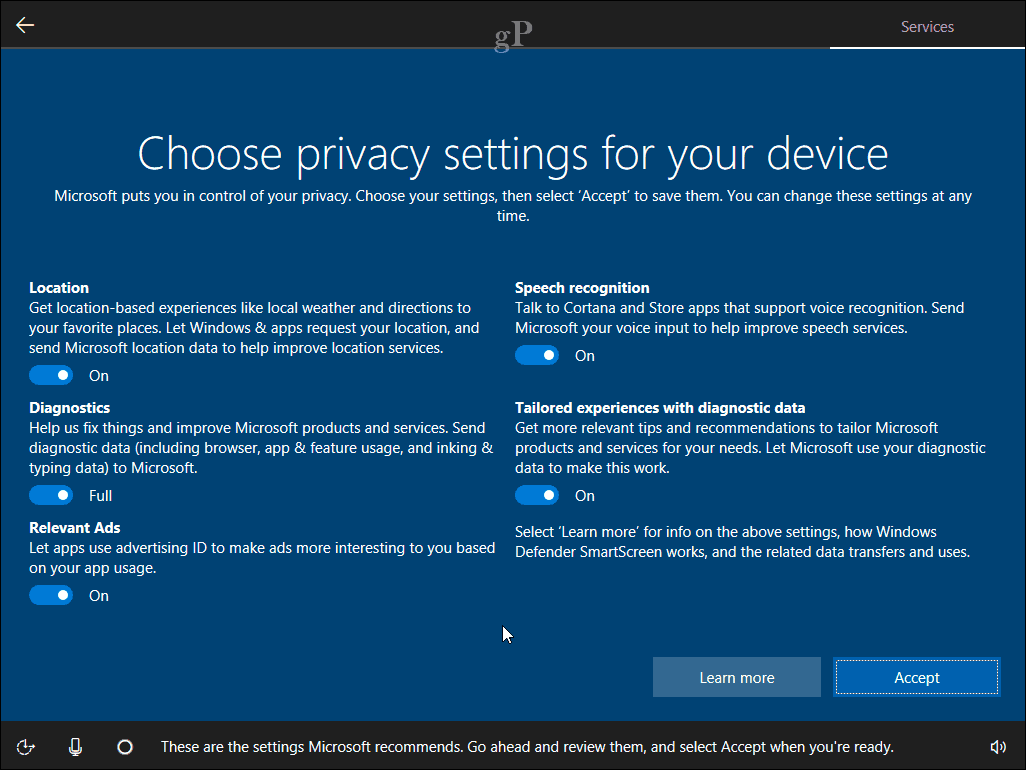 Hur mycket spionerar Windows 10 på dig?