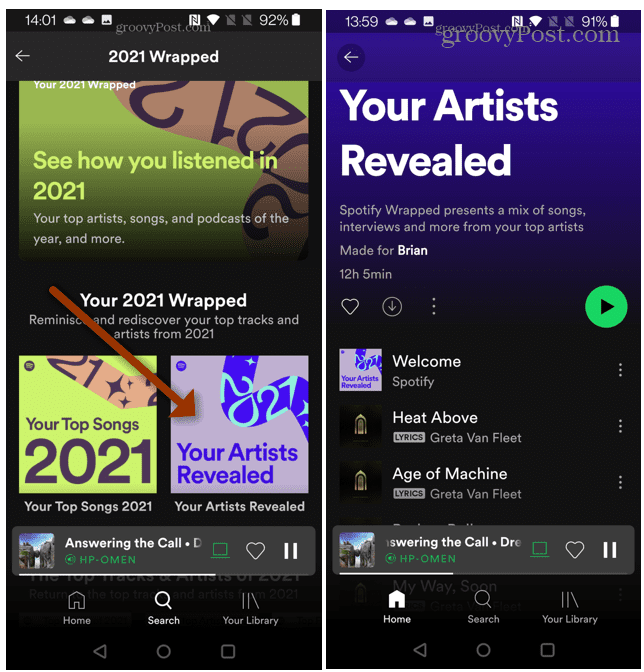 Dina artister avslöjade Spotify
