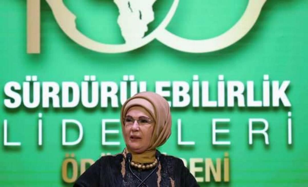 Delar från Emine Erdoğan från Sustainable Century Summit