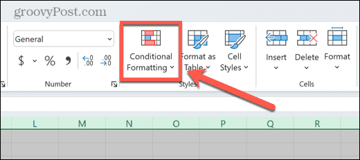 Excel villkorlig formatering