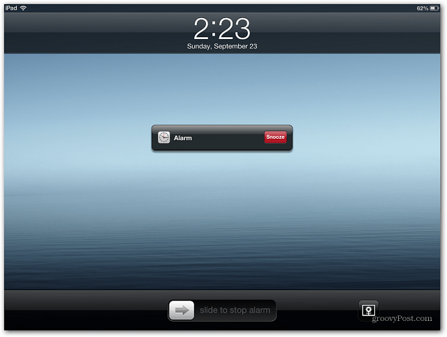 Ställ iOS 6-larm för att väcka dig med alla låtar