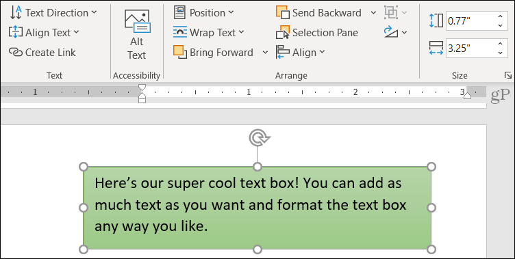 Alternativ för flik Formformat