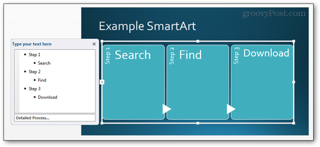 Gör PowerPoint-presentationer rock med SmartArt