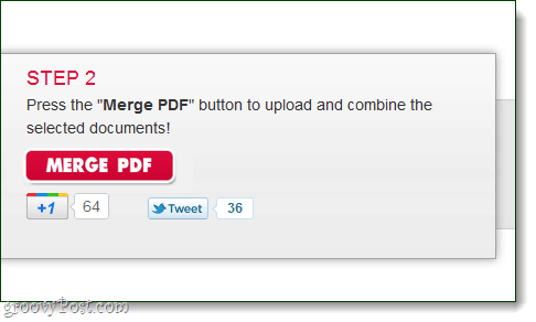 Kombinera flera PDF-filer till ett med MergePDF