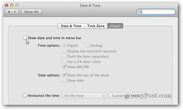 Mac OS X: Lägg till en grundläggande kalender i menyraden