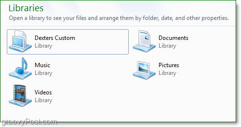 windows 7-bibliotek är utmärkta för att organisera dina mappar utan att flytta runt dem