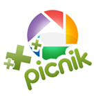 Picasa webbalbum + Picnik-logotyp