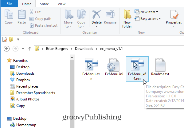 Lägg till objekt i Windows högerklick-kontextmenyn på det enkla sättet