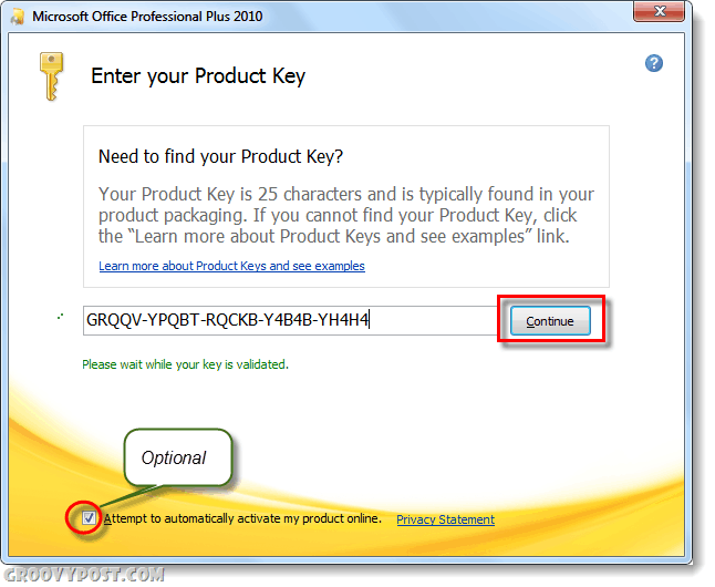 Hur man ändrar Microsoft Office 2010-produktnycklar