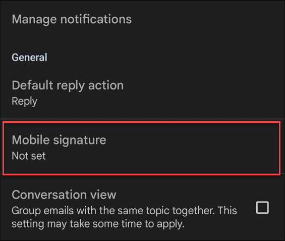 ändra signatur på gmail