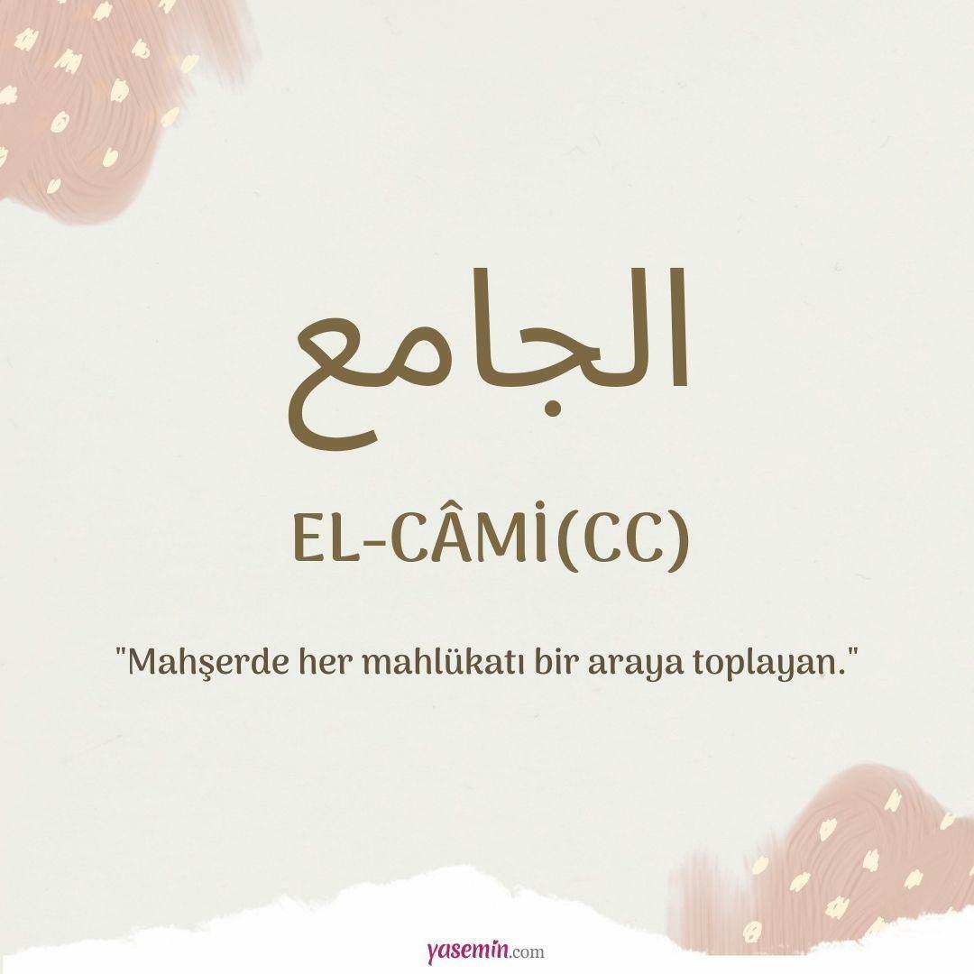 Vad betyder Al-Cami (c.c)?