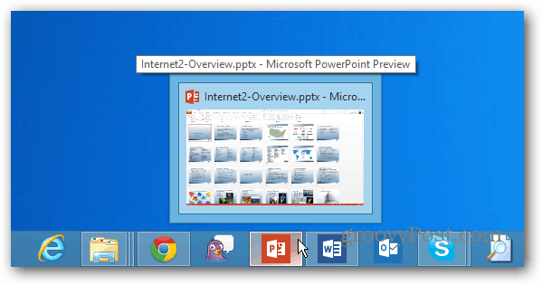 Windows 8 Desktop Aktivitetsfält