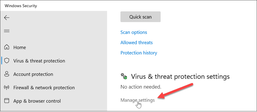Sabotageskydd på eller av i Windows 11