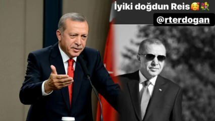Specialandelar med kända namn för president Erdoğans födelsedag