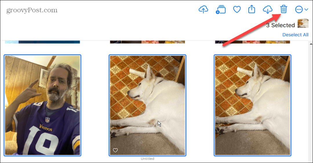 Hur man tar bort foton från iCloud