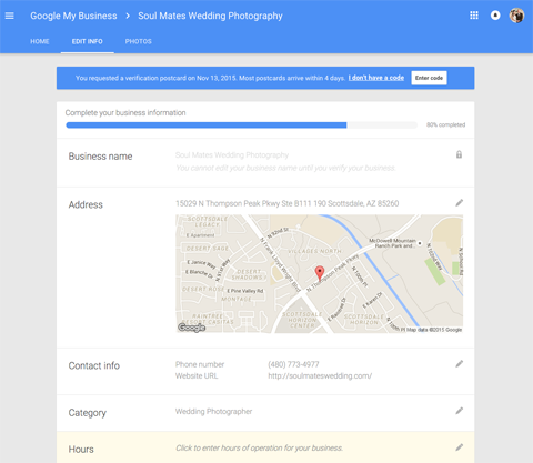 nya redigeringsalternativ för google plus lokala företag