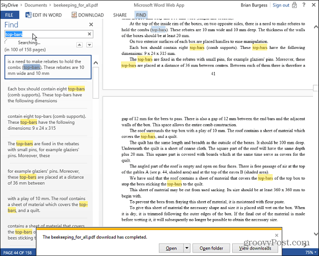 Läs och redigera PDF-filer online med Microsoft Office Web Apps
