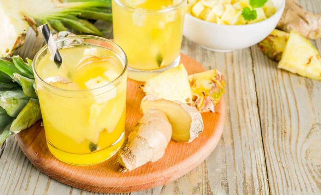 Hur gör man lemonad mot ödem? Detox recept för ödemlindring med ananas! Avlastande detox recept