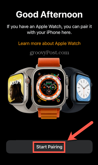 Apple Watch börjar kopplas