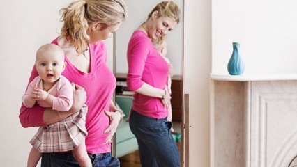 Hur smälter magen snabbast efter förlossningen? Lösande maglösning och försvagande mat 
