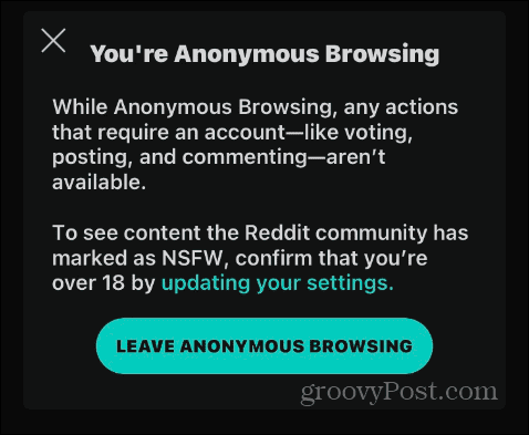 Håll dig privat på Reddit