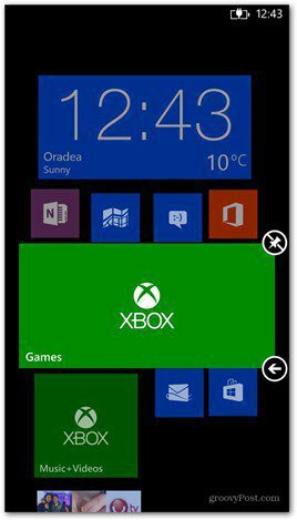 Windows Phone 8 anpassar brickor 4