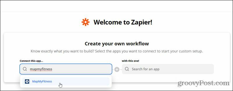zapier app-sökning
