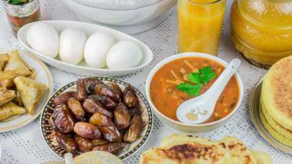 Vilka är vägarna för balanserad näring i Ramadan? Vad ska övervägas i sahur och iftar?