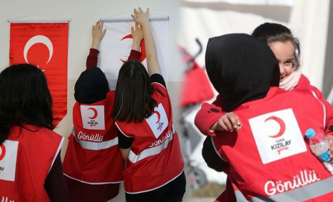 Hur gör man volontär för turkiska Röda halvmånen? Var ansöker man om en volontär till Kızılay?
